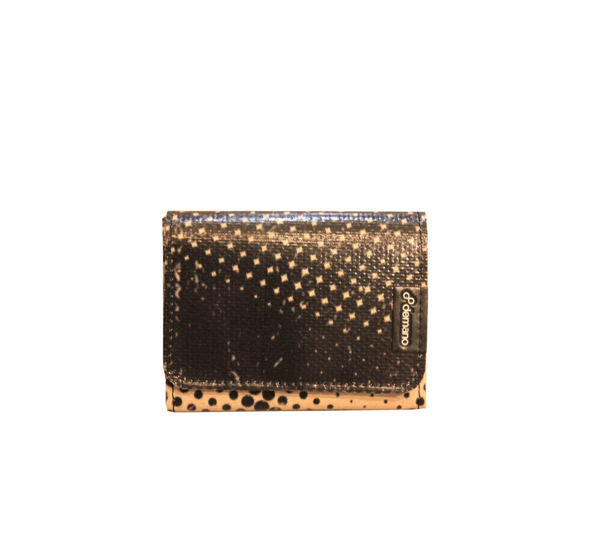 Portefeuille vegan en bache recyclee Porte-cartes Caterina Portefeuille vegan en bache recyclee Porte-cartes Caterina