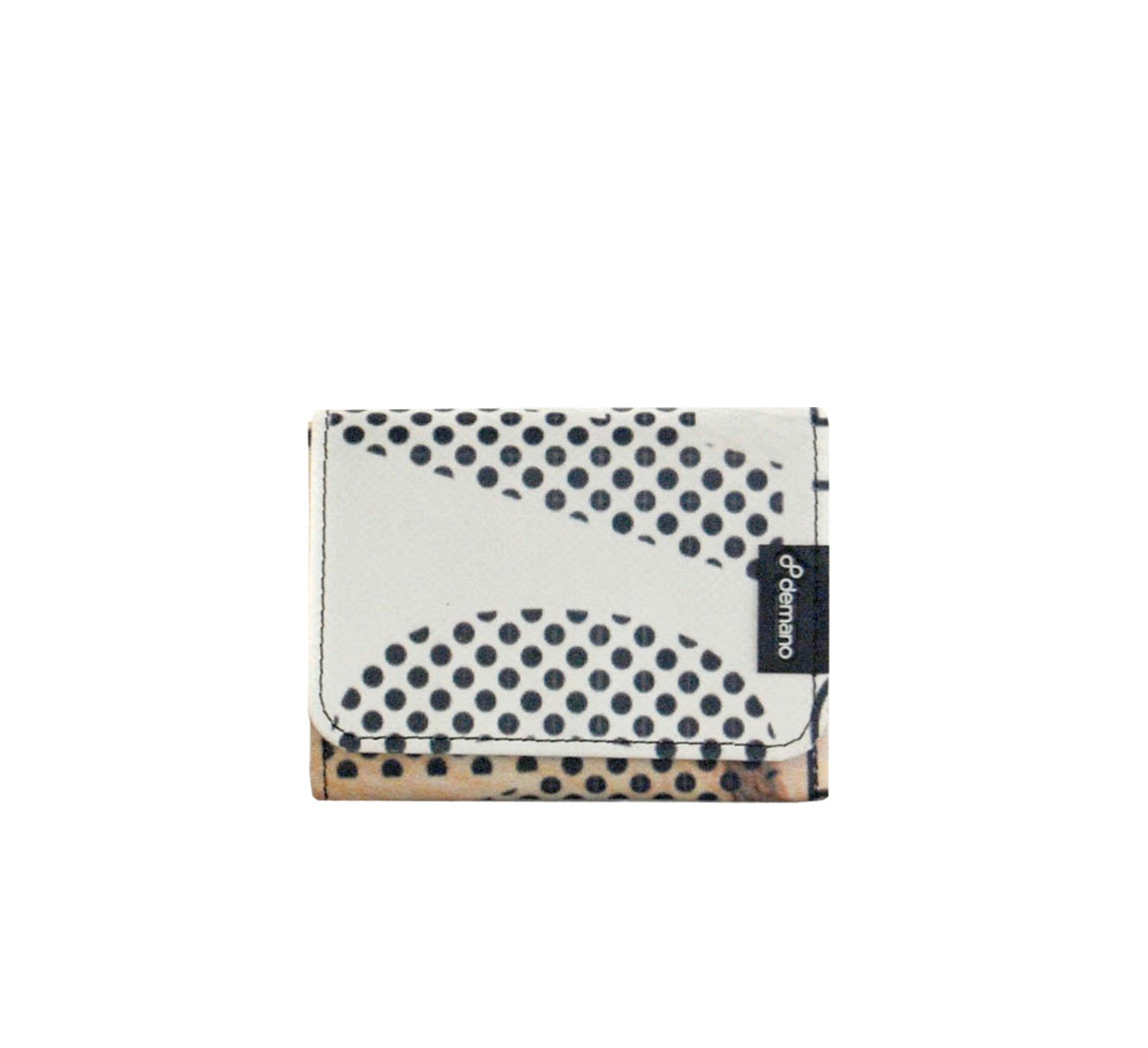 Portefeuille vegan en bache recyclee Porte-cartes Caterina Portefeuille vegan en bache recyclee Porte-cartes Caterina