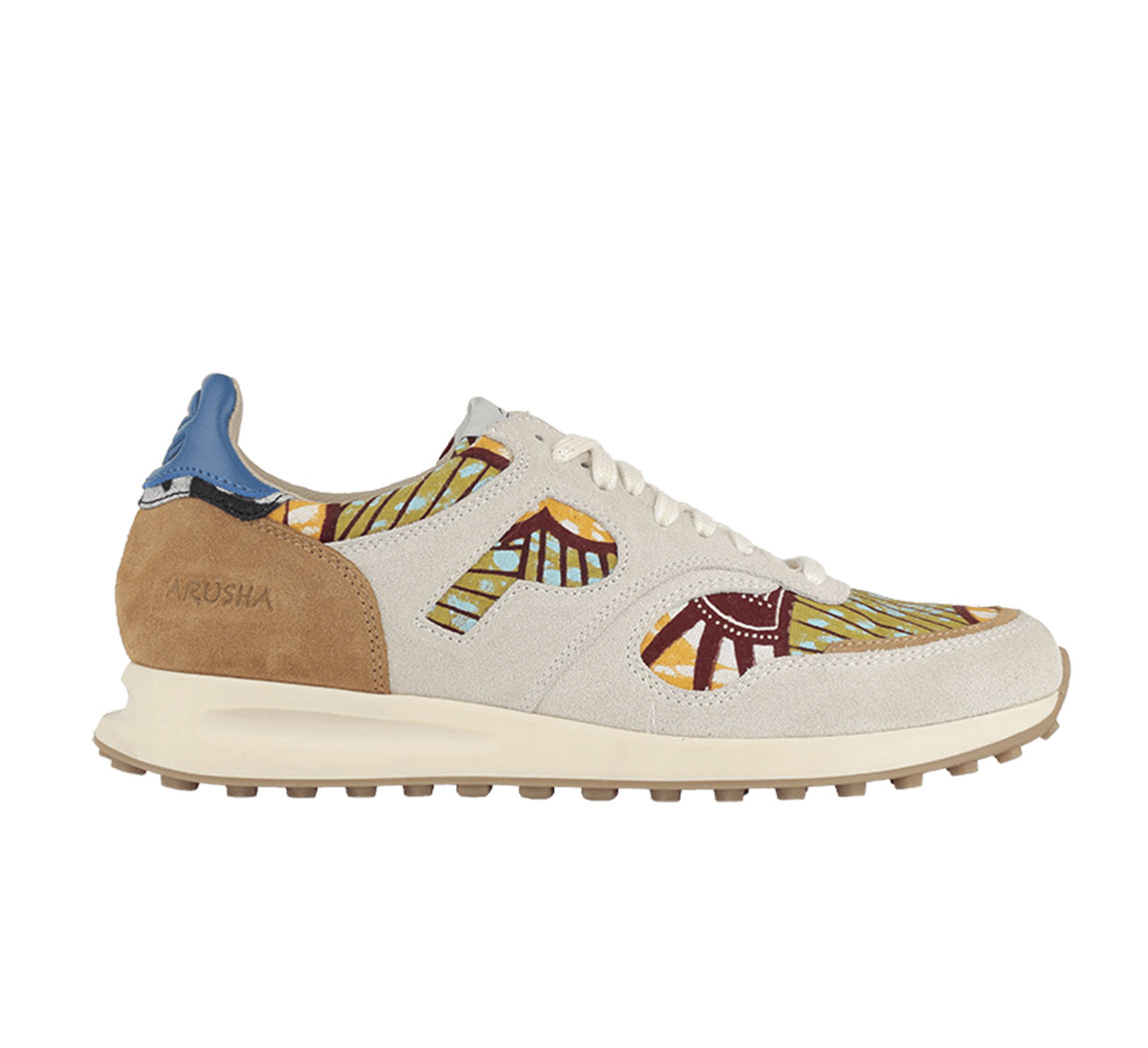 Basket Streetwear Ethique Wax Arusha Ivoire Basket Streetwear Ethique Wax Arusha Ivoire