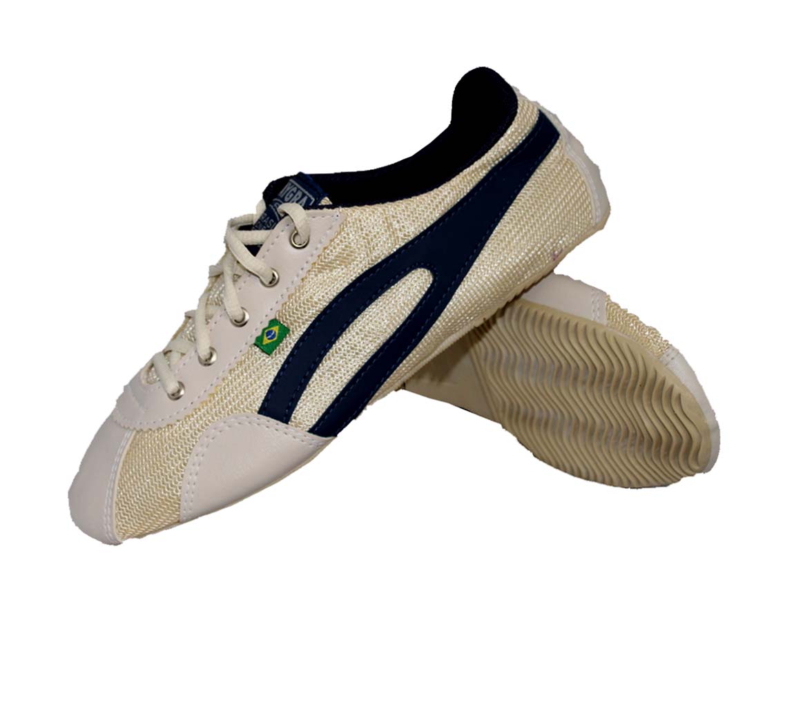 Chaussure Basket Slim Sable/Bleue Chaussure Basket Slim Sable/Bleue