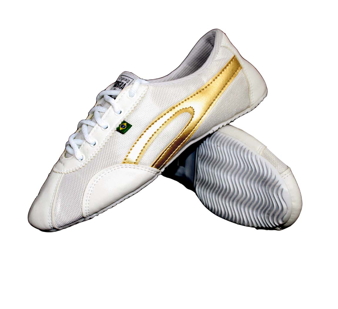Chaussure Blanche Slim Blanche/Or Chaussure Blanche Slim Blanche/Or