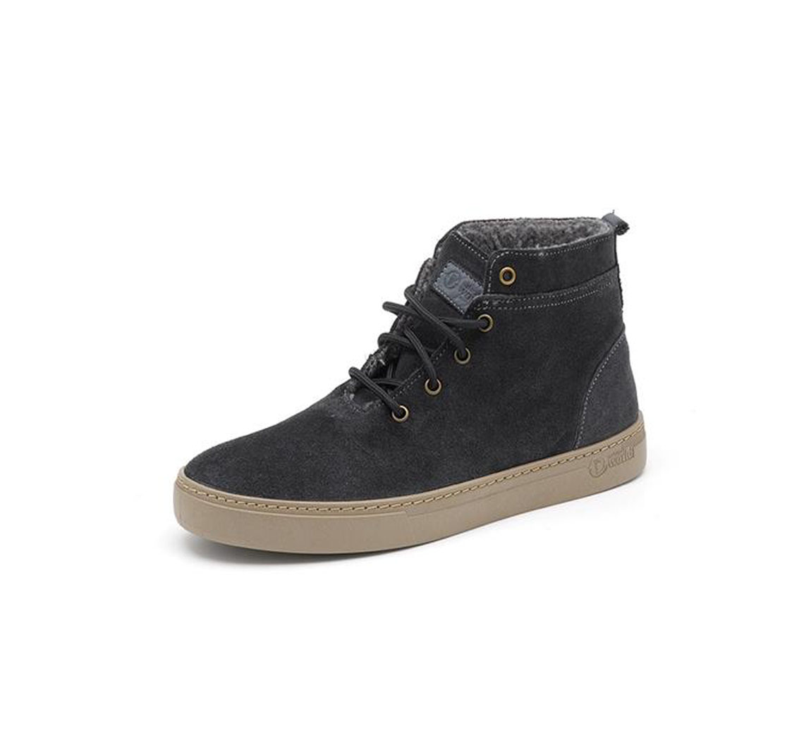 Chaussure de ville homme montante Bota Suede Wool Tintado