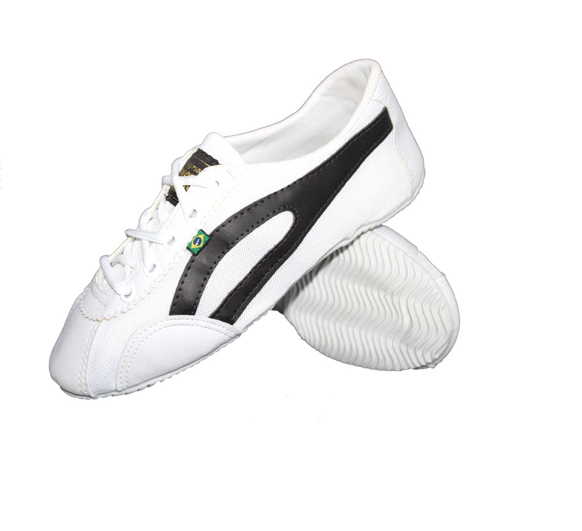 Chaussure Noire Slim Blanc/Noire