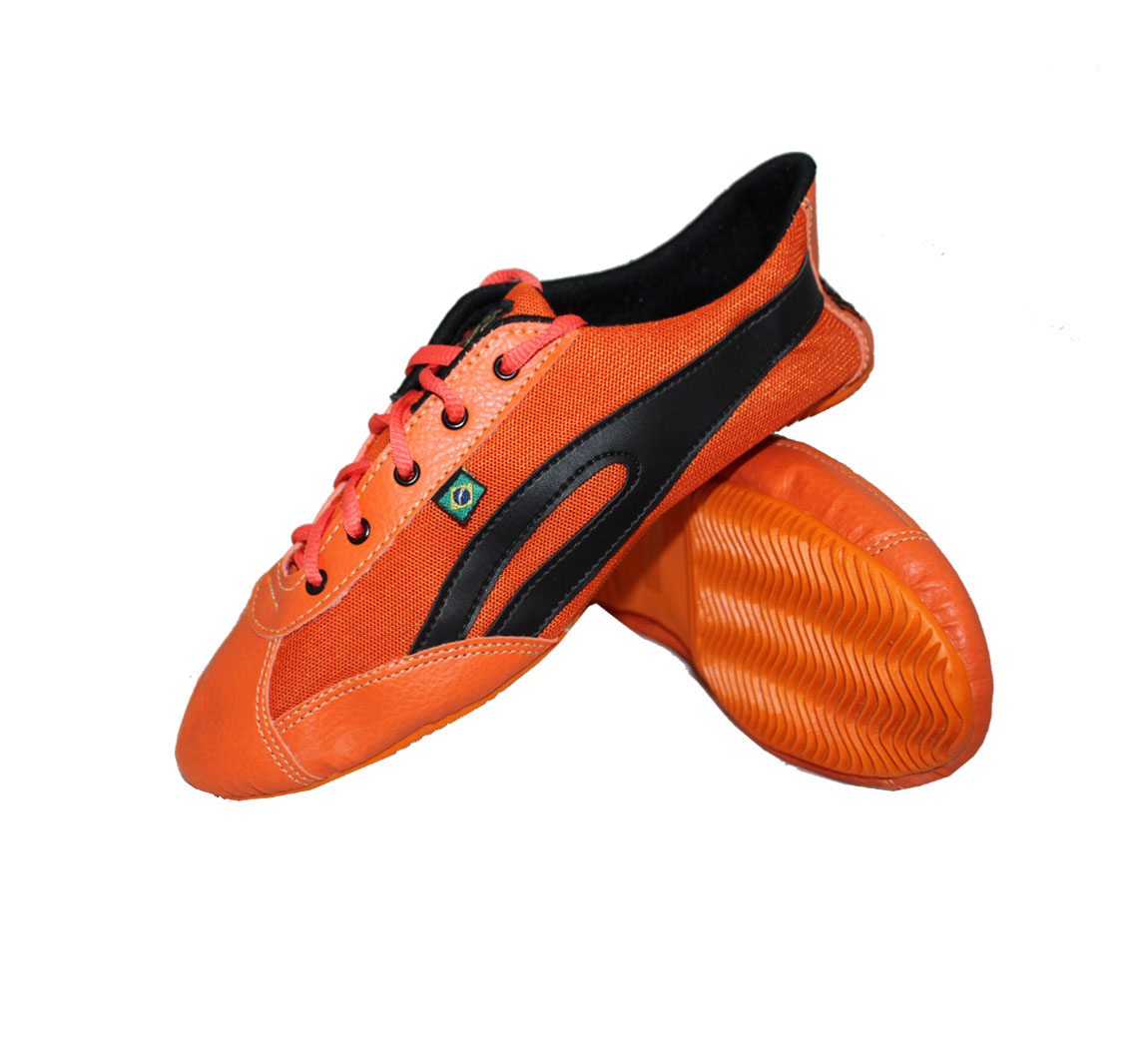 Chaussure femme Slim orange & noire Chaussure femme Slim orange & noire