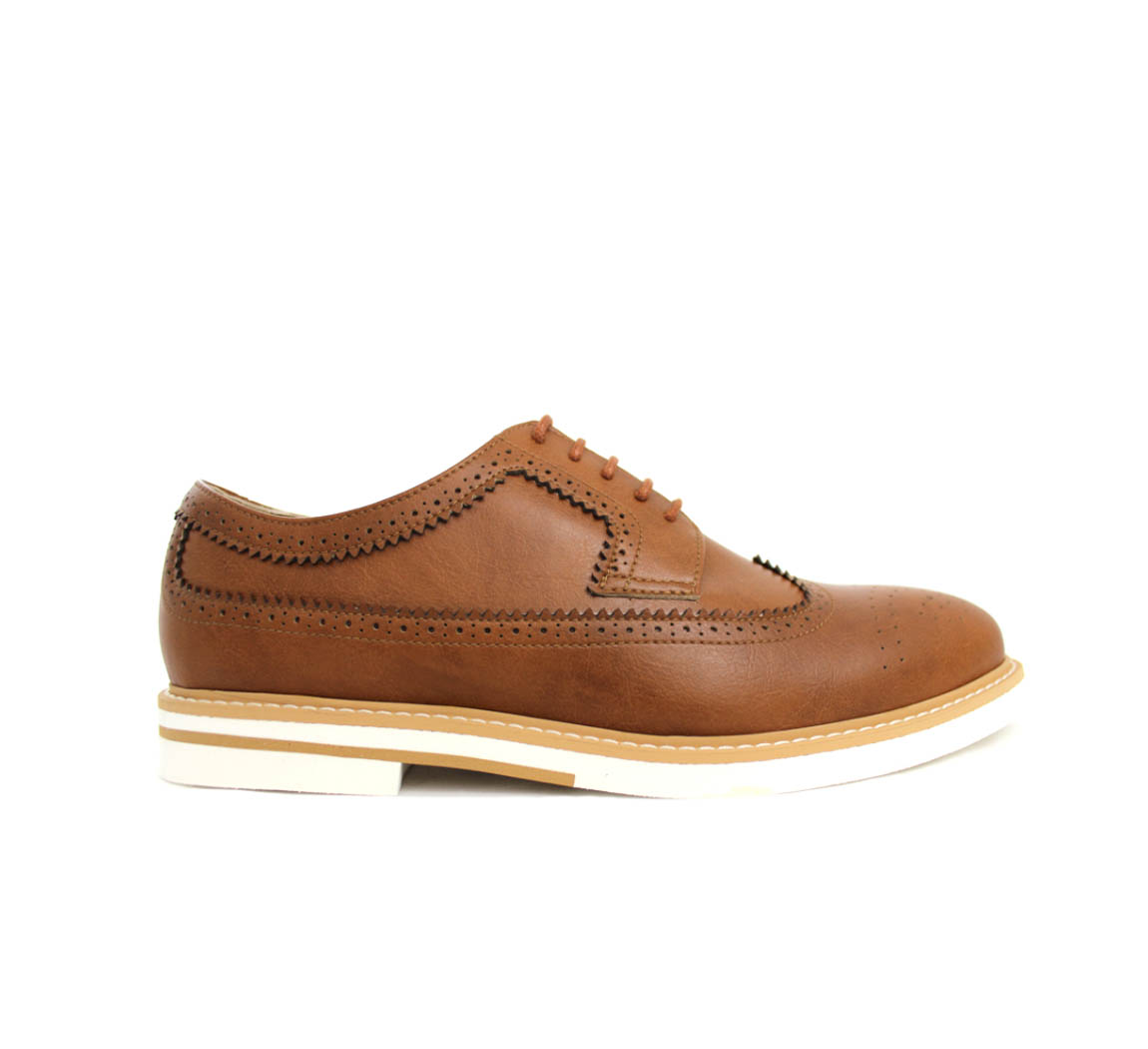 Derby vegan Contrast Sole Brogues