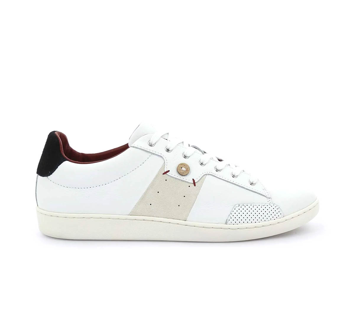 Tennis cuir blanc Hosta M Tennis cuir blanc Hosta M