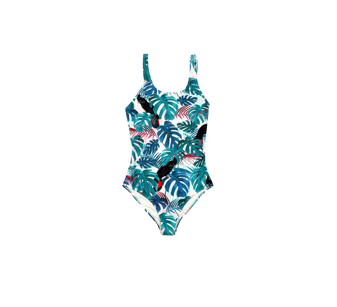 Maillot de bazin femme une pièce Swimsuit Rana Maillot de bazin femme une pièce Swimsuit Rana