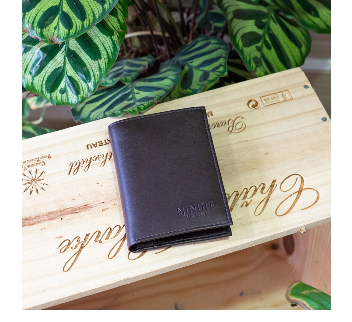 Porte feuille cuir vegan écologique et éthique Baikal Porte feuille cuir vegan écologique et éthique Baikal