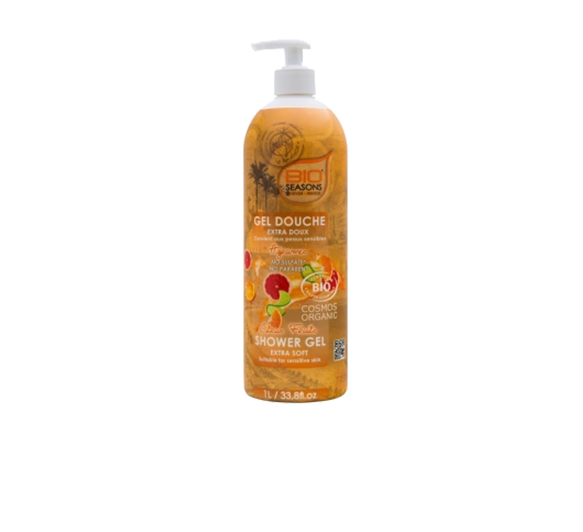 Produit cosmétique Grand gel douche Bio Seasons