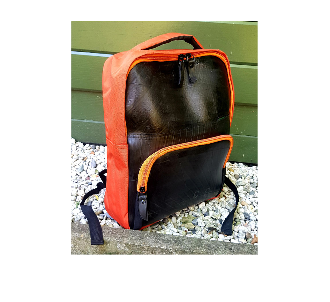 Sac à dos vegan en chambre à air recyclée Rozer Pack Sac à dos vegan en chambre à air recyclée Rozer Pack