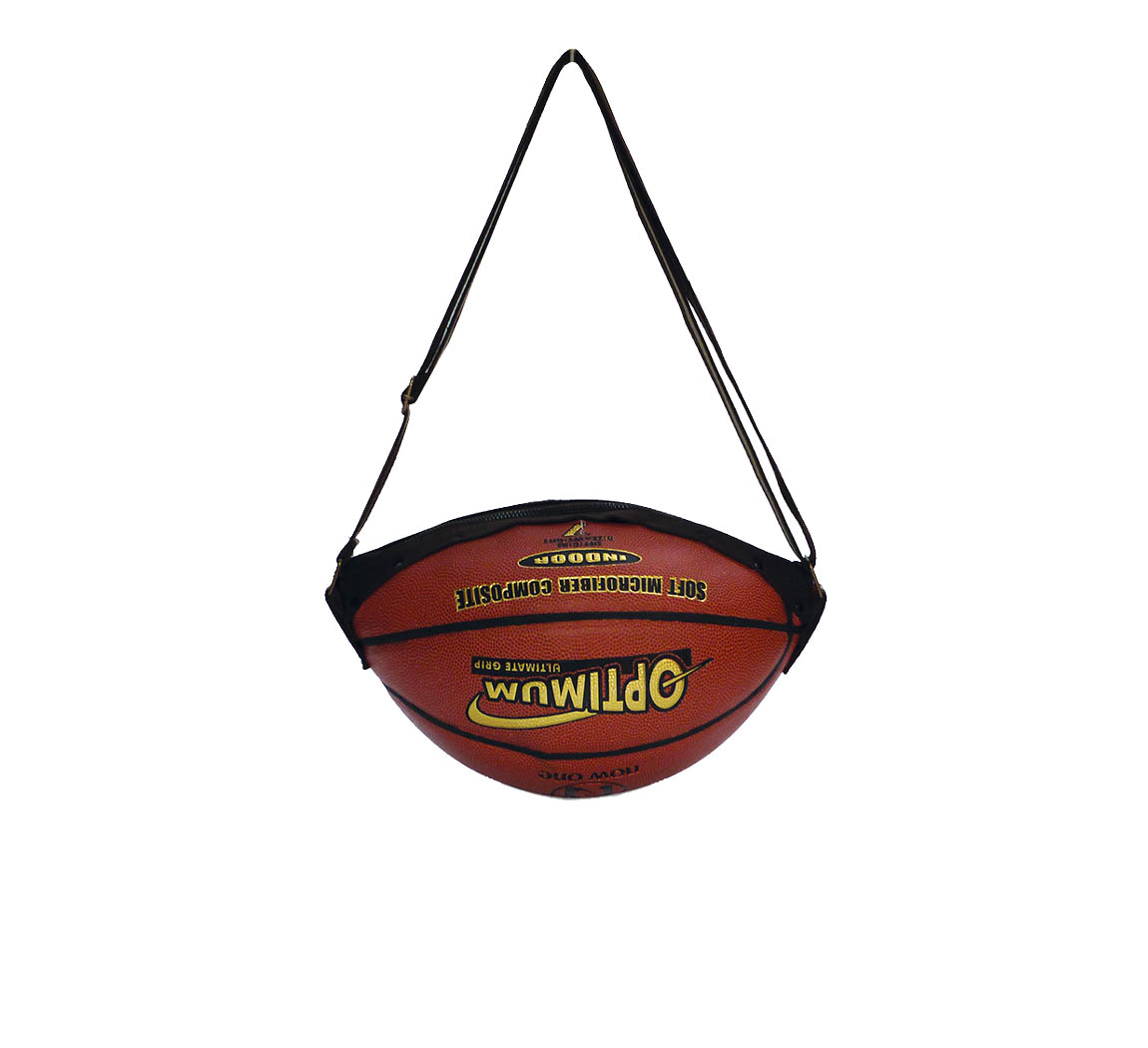 Sac femme en ballon de basket up-cyclé Sakaball