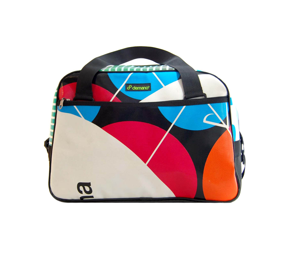 Sac de sport vegan en bache recyclée 48 heures Foixarda Sac de sport vegan en bache recyclée 48 heures Foixarda