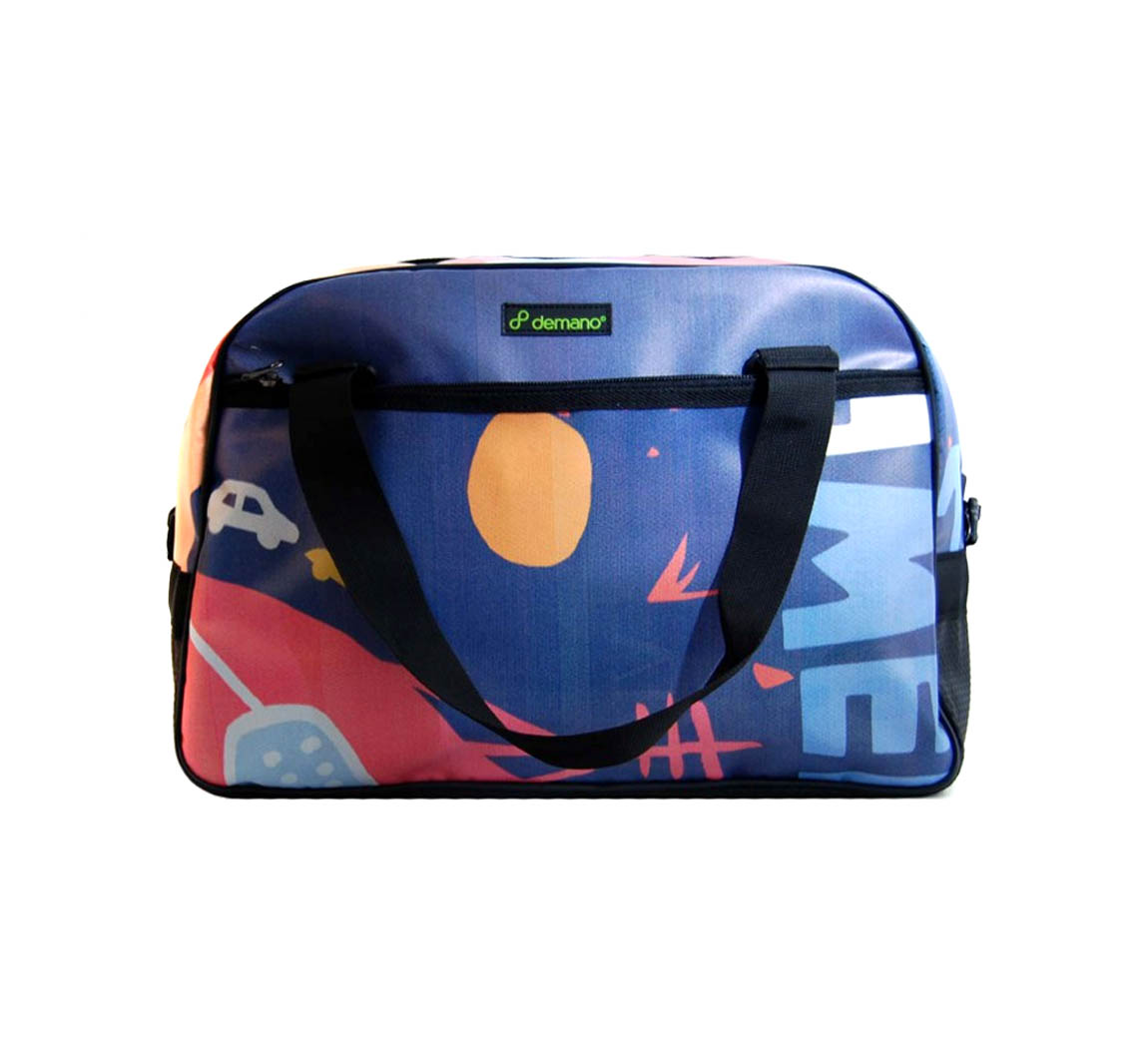 Sac de sport vegan en bache recyclée 48 heures Foixarda Sac de sport vegan en bache recyclée 48 heures Foixarda