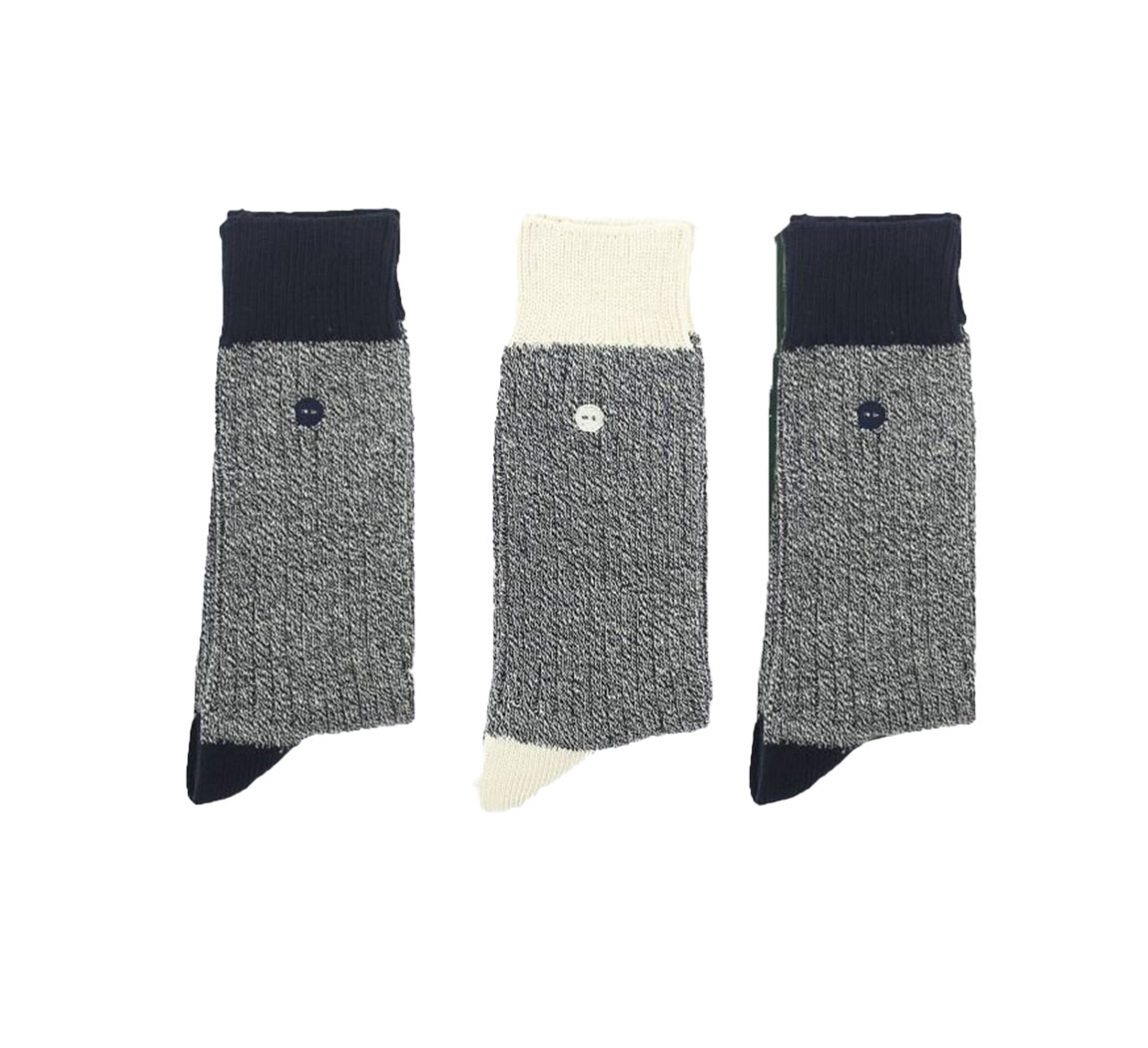 pack 3 chaussettes bicolores Pack 3 chaussettes Faguo Bicolore