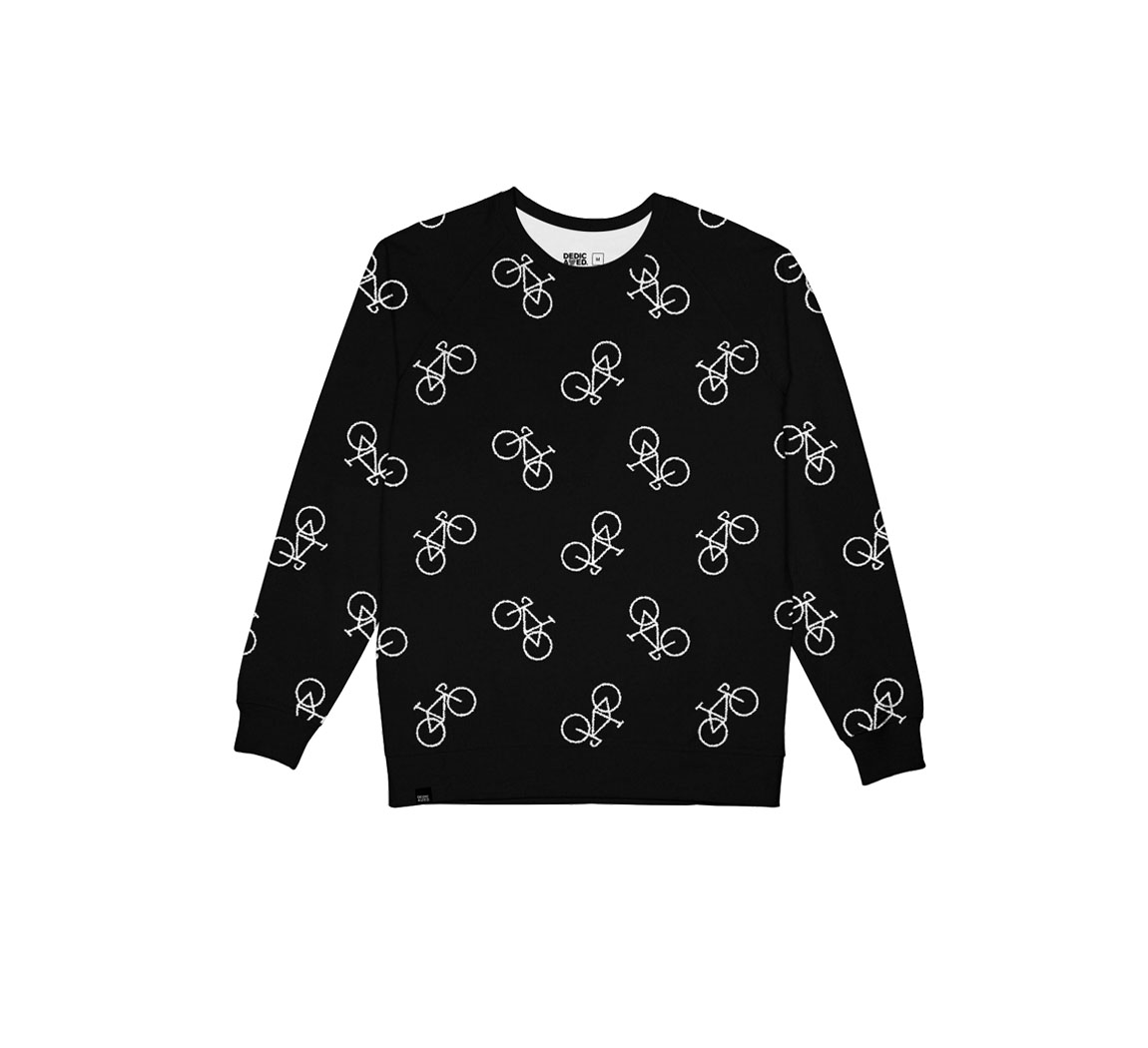sweat noir velo dedicated promo Mora Knitted Sweatshirts Promo