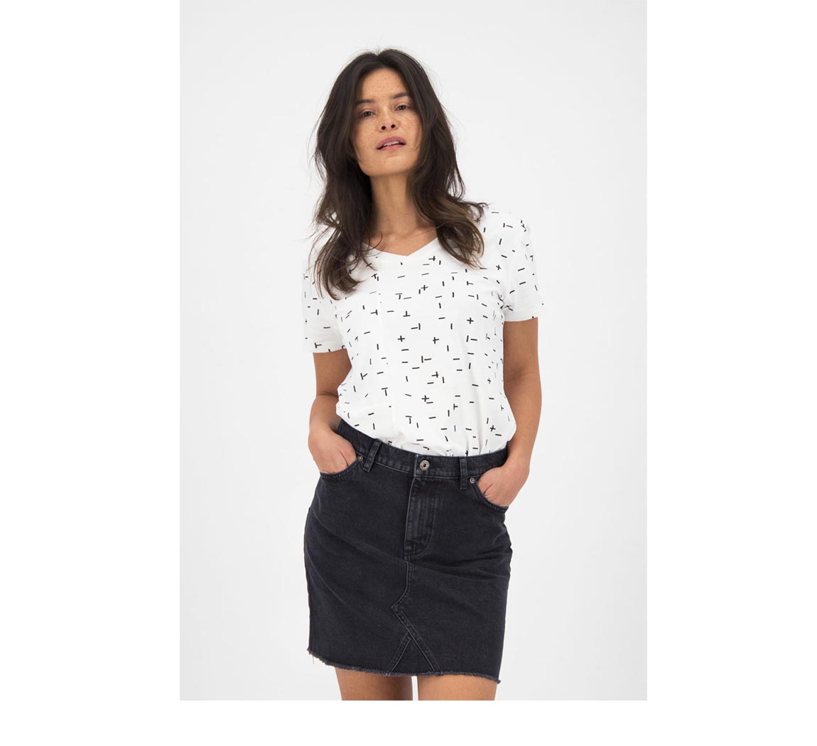 T shirt col v en coton bio Azalea tee T shirt col v en coton bio Azalea tee