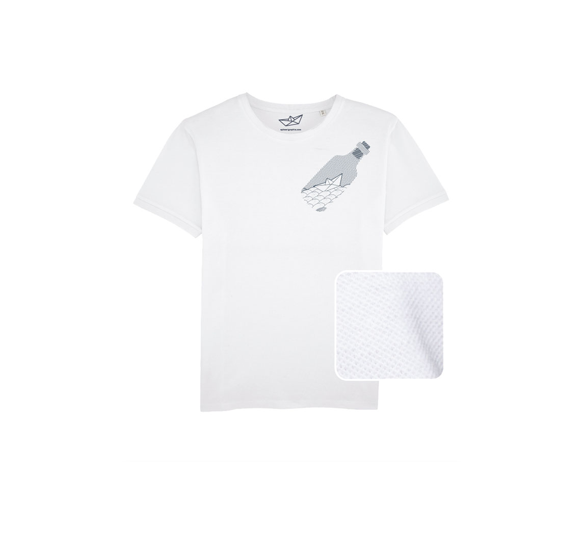 tee shirt en coton pique biologique T-shirt coton polo