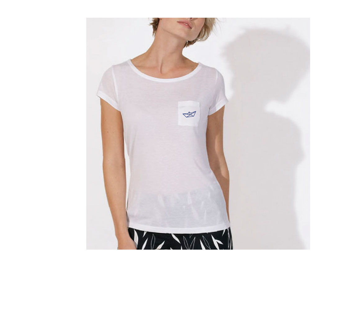 T-shirt femme en fibre de bois T-shirt femme modal T-shirt femme en fibre de bois T-shirt femme modal