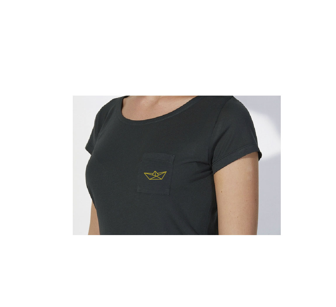 T-shirt femme en fibre de bois T-shirt femme modal