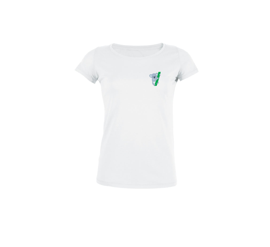 T shirt femme coton biologique Basic t-shirt 