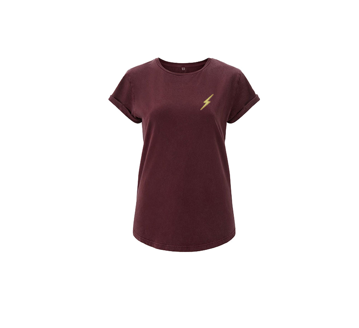 t shirt femme coton bio Women's Rolled Sleeve t shirt femme coton bio Women's Rolled Sleeve