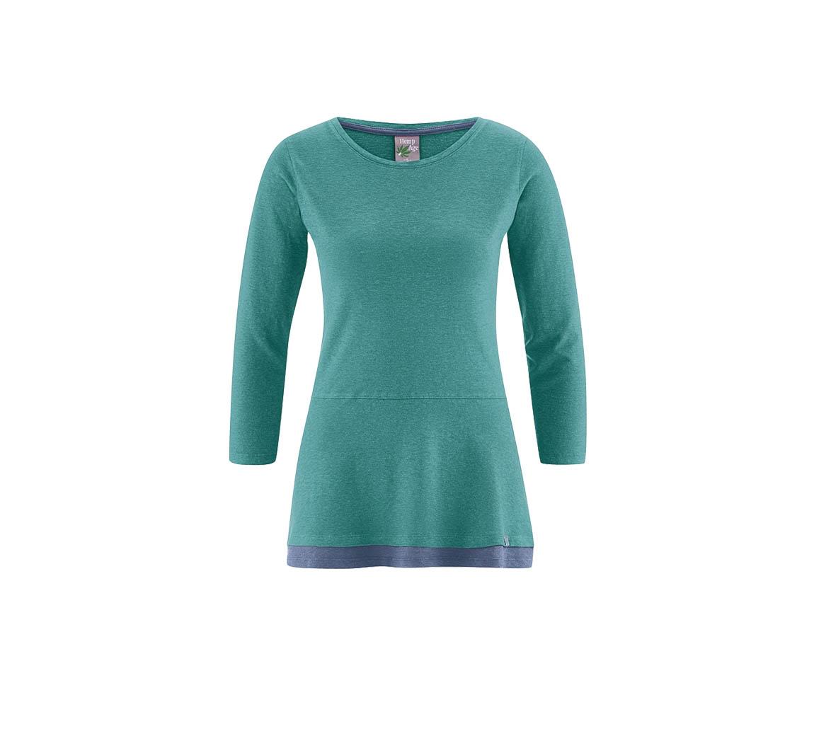 Vêtement femme en chanvre Long shirt Ida