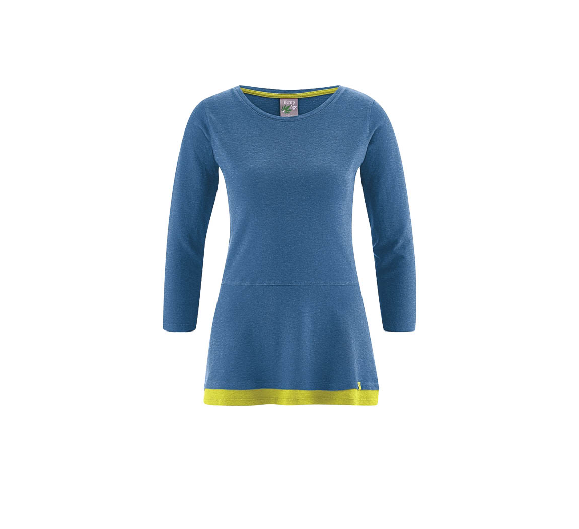 Vêtement femme en chanvre Long shirt Ida