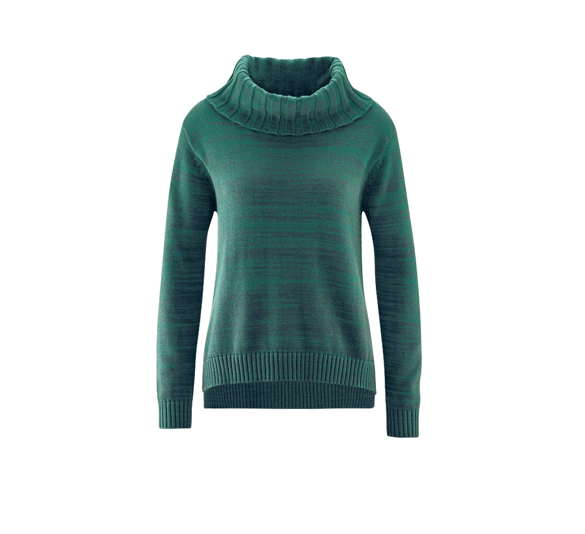 Pull femme en chanvre Tube Collar Pullover