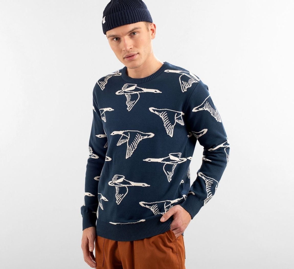 Sweat en coton organique Mora Knitted Sweatshirts