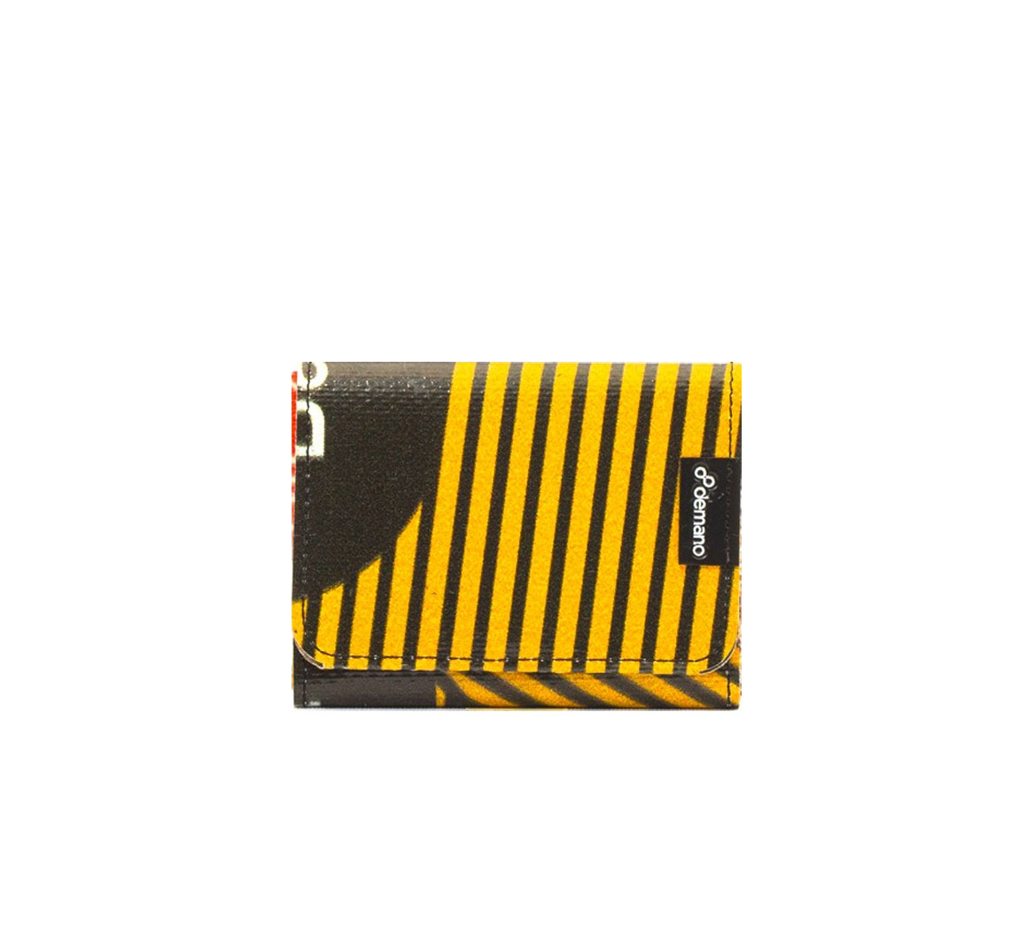 Portefeuille vegan en bache recyclee Porte-cartes Caterina