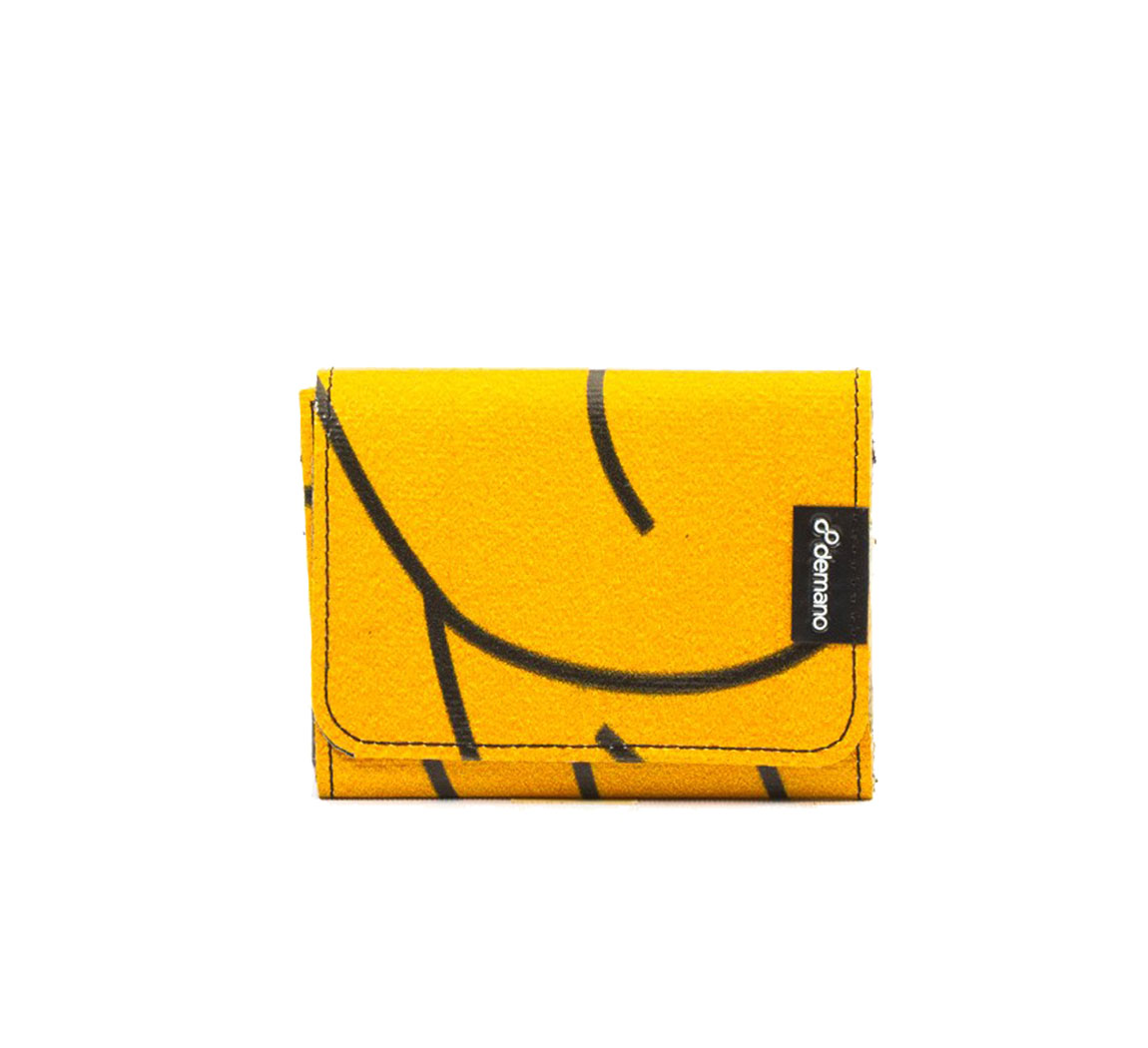 Portefeuille vegan en bache recyclee Porte-cartes Caterina