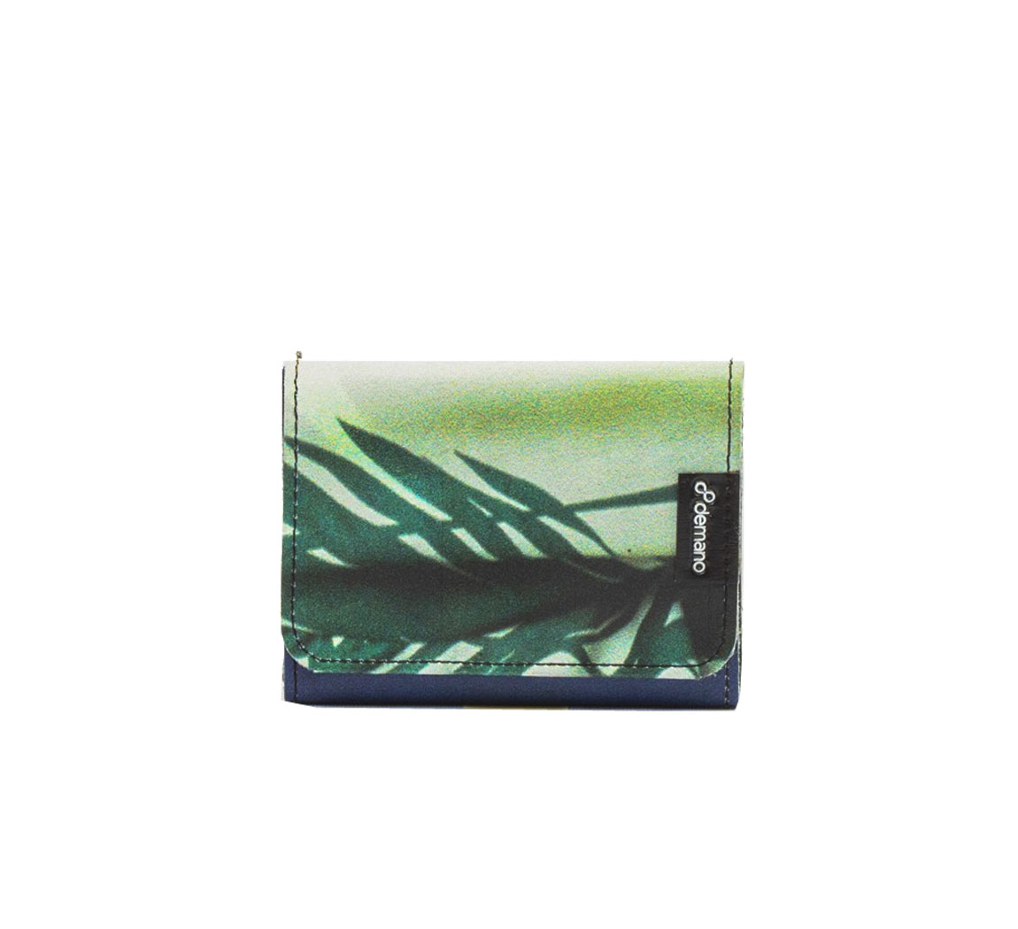 Portefeuille vegan en bache recyclee Porte-cartes Caterina