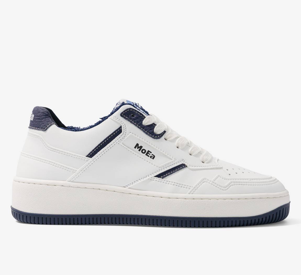 Basket vegan Gen 1 mushroom blanc et bleu