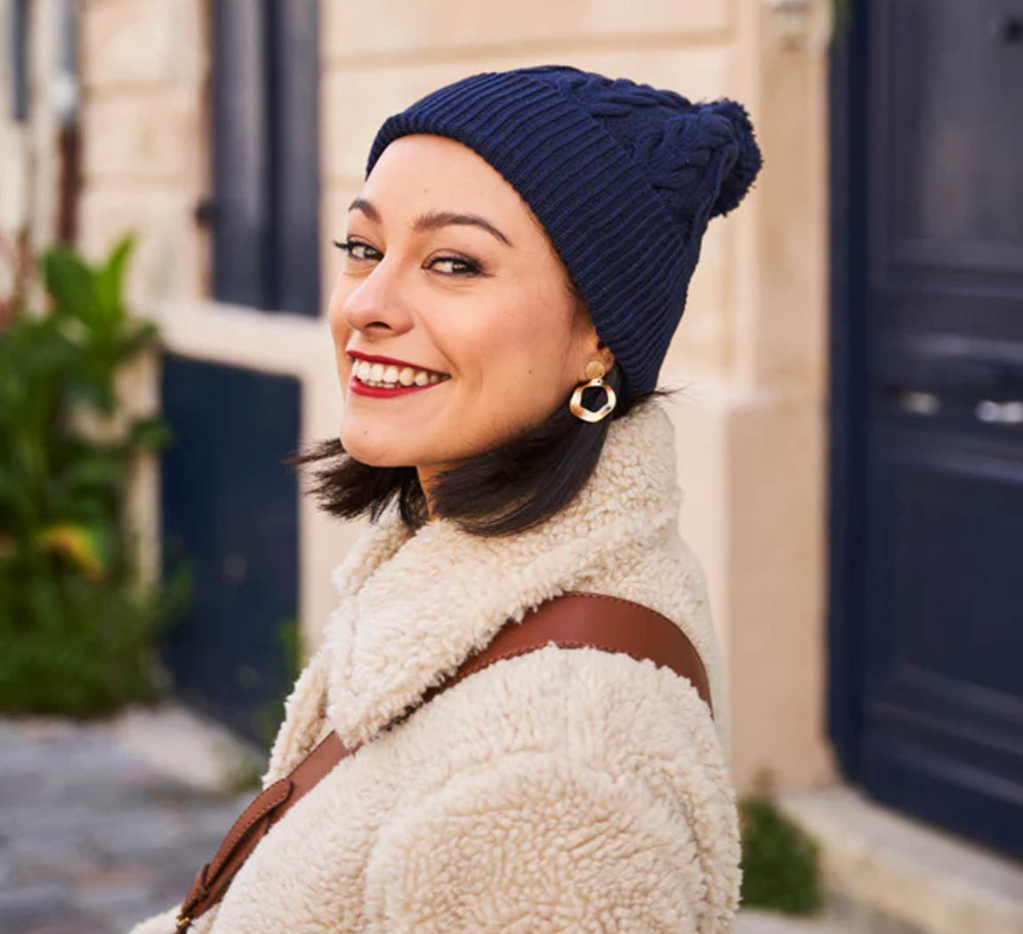 Bonnet femme vegan Bonnet Flocon
