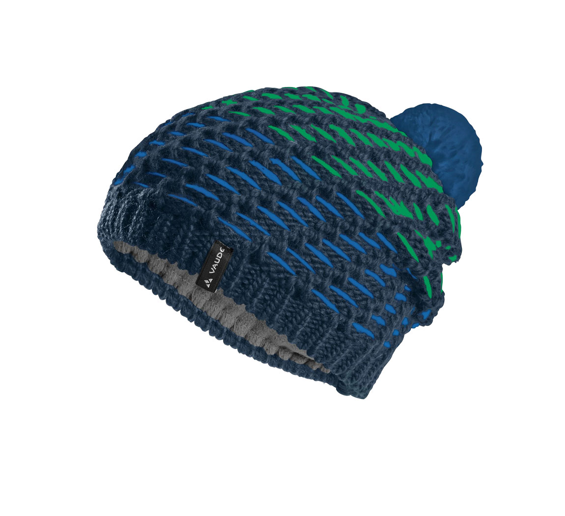 Bonnet mixte avec pompon Valgadena Beanie II