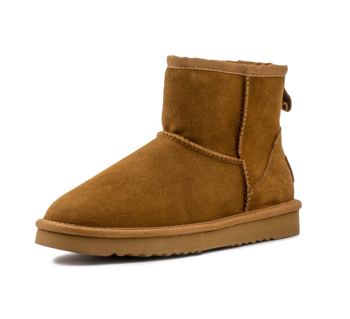 bottes alaska natural world fausse fourrure cuir chaude hiver laine merinos Bottes Alaska