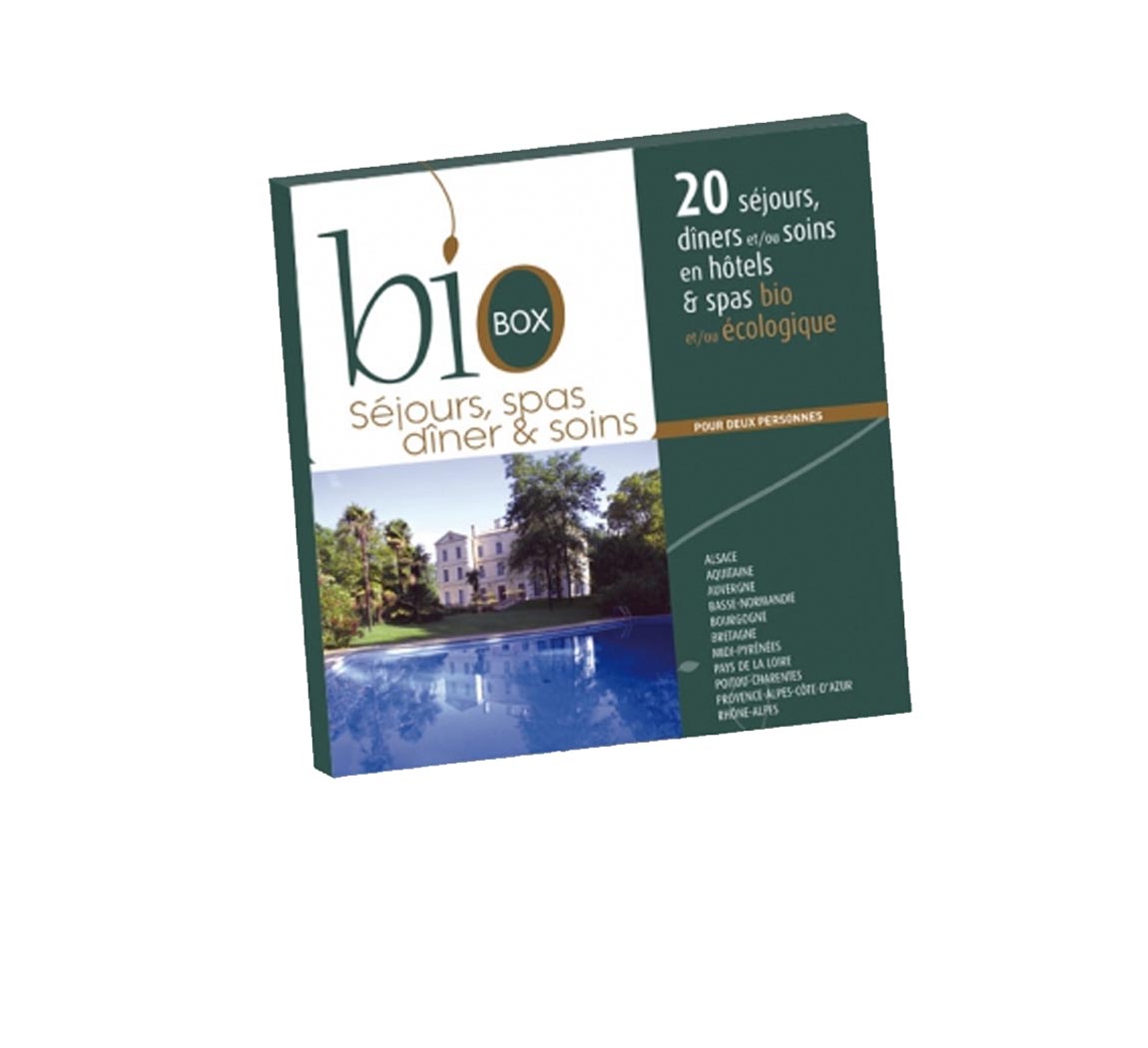 Box cadeau Séjours, dîner & spa bio - écolo