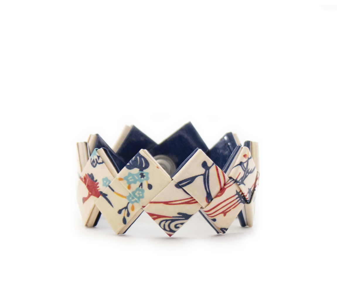 Manchette femme en papier recyclé Manchette Naona