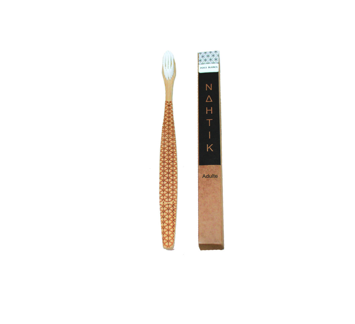 Brosse à dent gravée en bambou Brosse a dent gravée