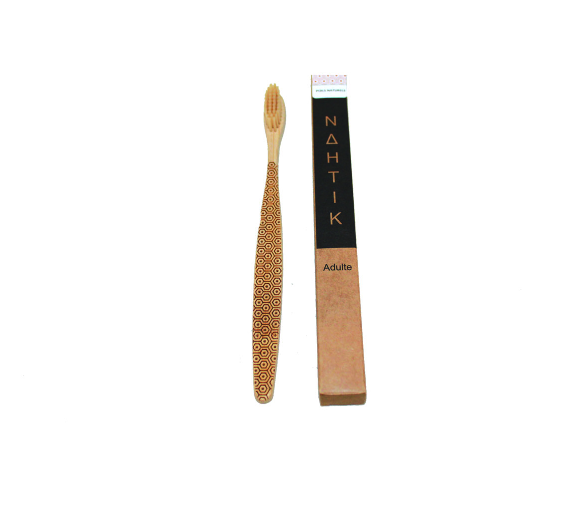 Brosse à dent gravée en bambou Brosse a dent gravée