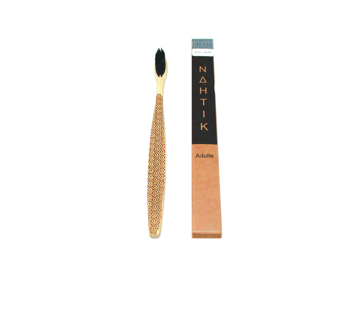 Brosse à dent gravée en bambou Brosse a dent gravée