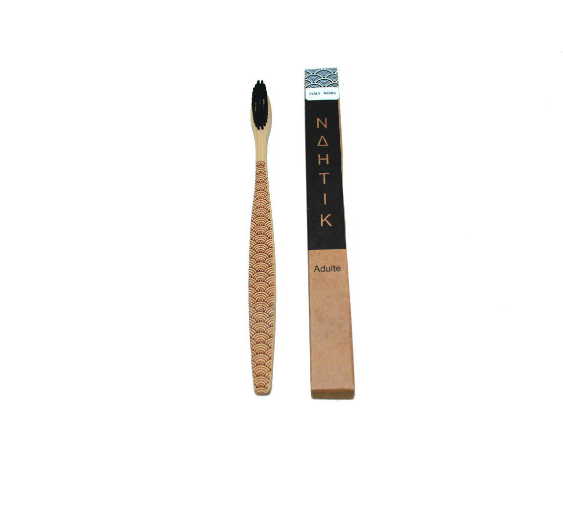 Brosse à dent gravée en bambou Brosse a dent gravée