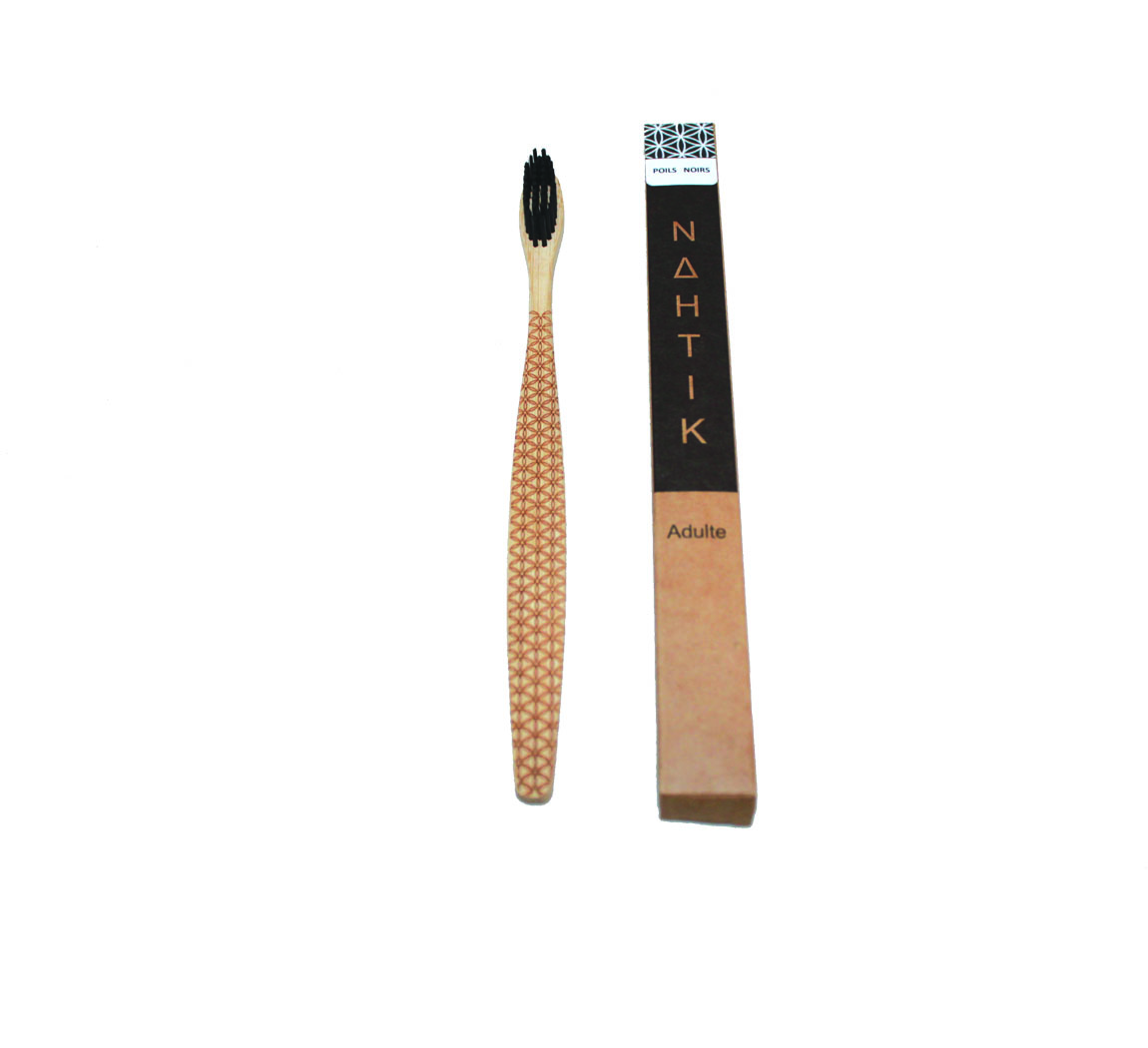 Brosse à dent gravée en bambou Brosse a dent gravée