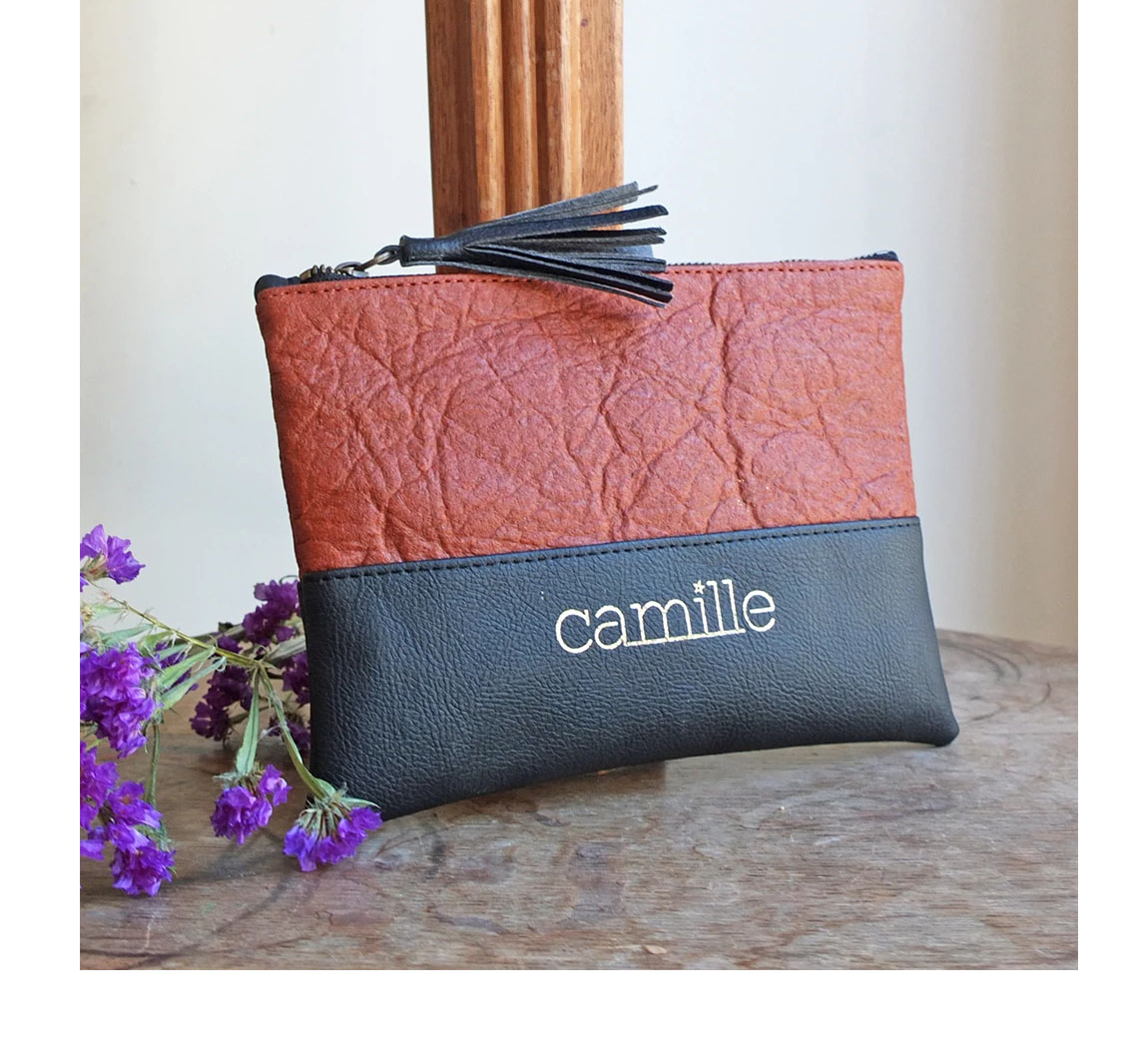 Petite pochette en pinatex Petite pochette Pinatex