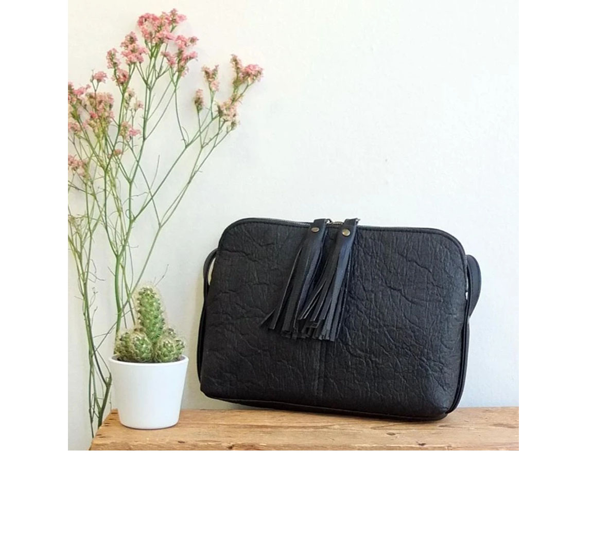Petit sac en cuir d'anans Petit sac Pinatex Petit Pinatex