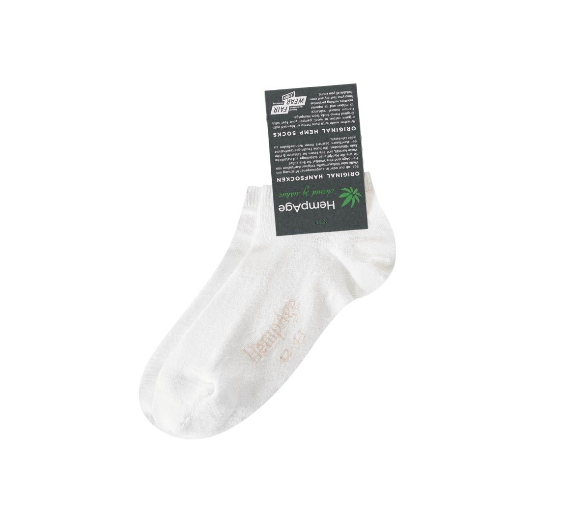 chaussettes socquettes chanvre vegan naturel été hempage Socquettes en Chanvre