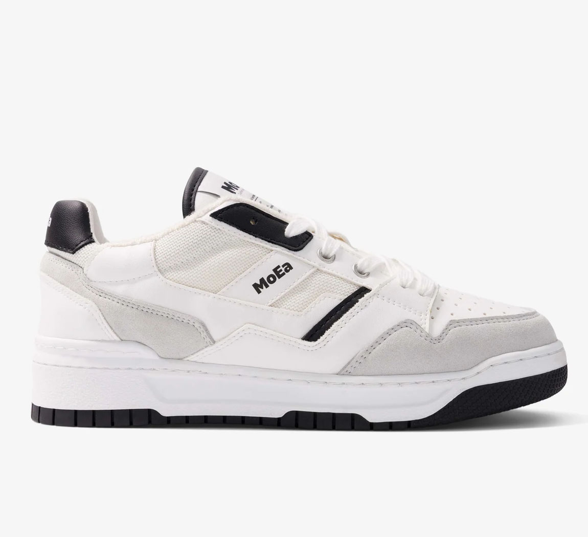 sneaker gen2 black white cuir raisin vegan moea Gen 2 Grapes white & black