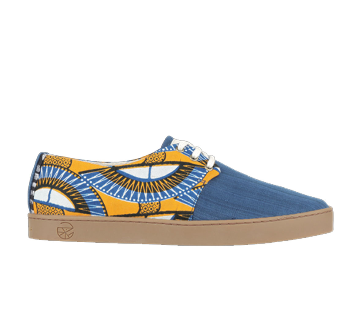 Chaussures ville Wax Ethique Basket Bouaké