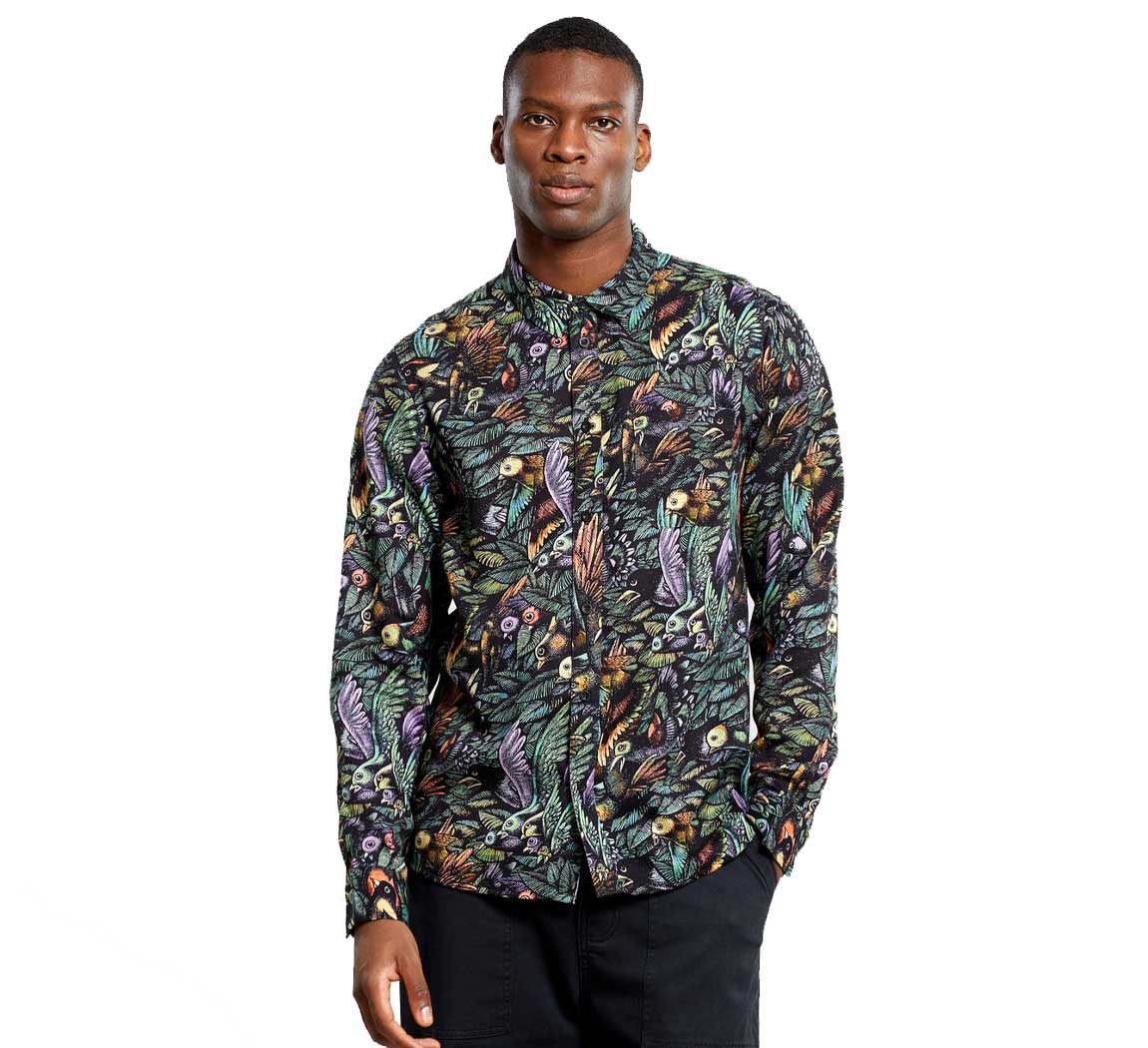 chemise shirt dedicated tencel lyocell vegan coupe droite  Chemise Dedicated