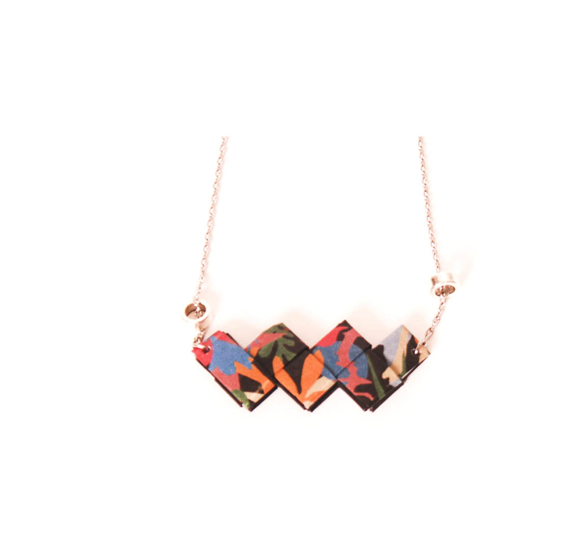 Collier en papier recyclé Collier Naona